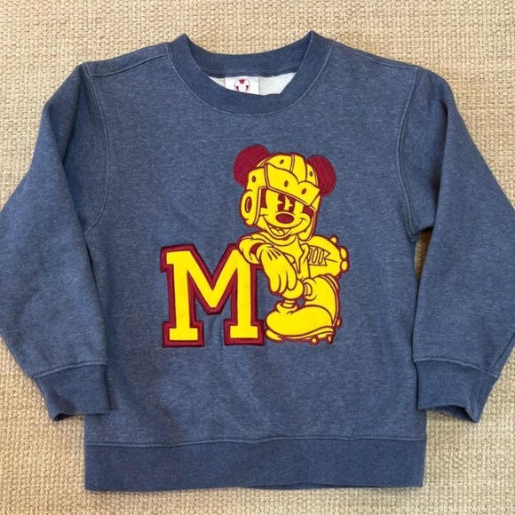 Disney Blue and Yellow Sweatshirt - Picture 1 of 6